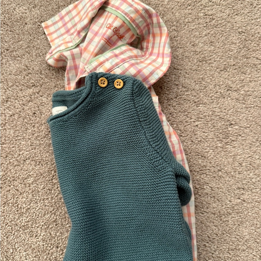 Cat& Jack button down & 2 sweaters - Picture 15 of 16